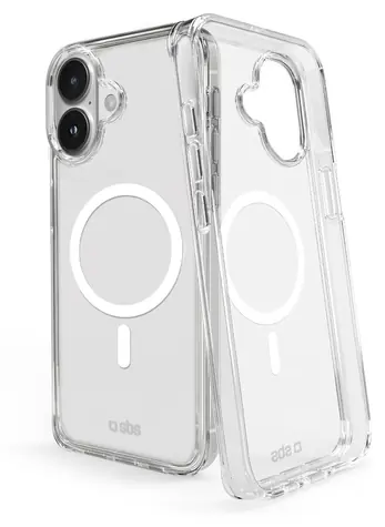 SBS Light Mag pro iPhone 16 transparentní / Pouzdro s MagSafe