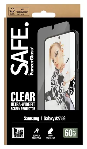 PanzerGlass SAFE UWF pro Samsung Galaxy A27 čirá / Tvrzené sklo / S aplikátorem