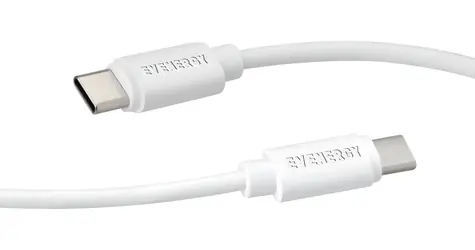 sbs EVENERGY bílá / Kabel USB-C na USB-C / 25 W / 1 m