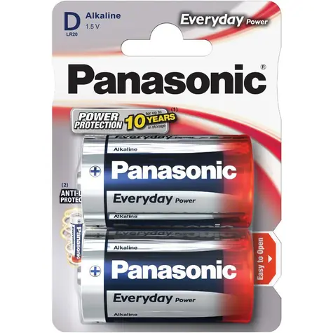 Panasonic Everyday Power D (LR20) / Alkalická baterie / 1,5 V / 2 ks