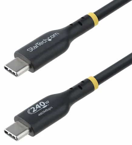 StarTech USB-C / Napájecí kabel / 240 W / USB-C - USB-C / 5 A / 3 m
