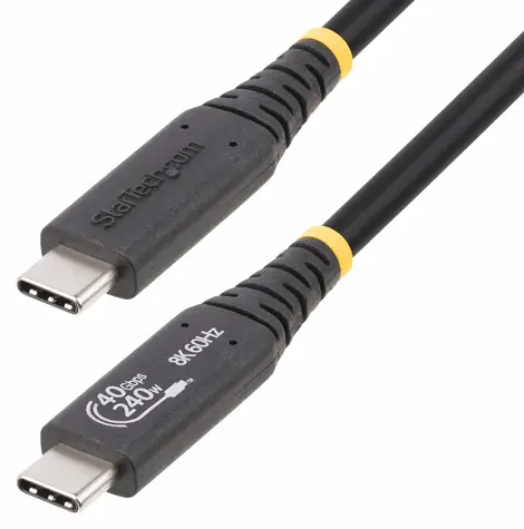 StarTech USB4 kabel / USB-C na USB-C / 40 Gbps / Thunderbolt 3 / 1 m