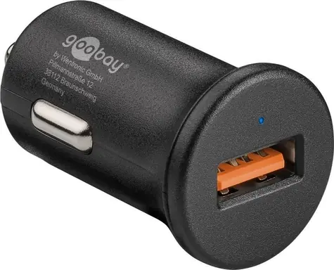 Goobay 45162 / Autonabíječka / USB-A / Quick Charge 3.0