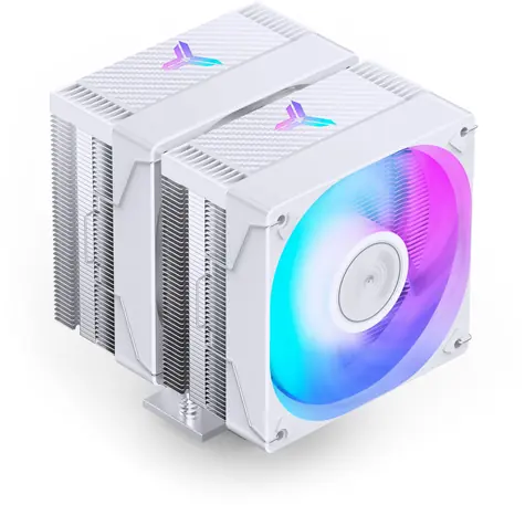 Jonsbo CR-3000E bílá / Chladič procesoru / Dual-Tower / RGB / 120mm / AM5