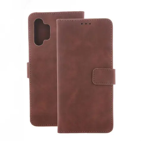CPA Smart Velvet hnědá / Flipové pouzdro / Samsung Galaxy A16 4G/A16 5G / stojánek / kapsy na karty