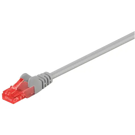 Goobay 68454 / Patch kabel / CAT 6 / U/UTP / 2 m / šedá