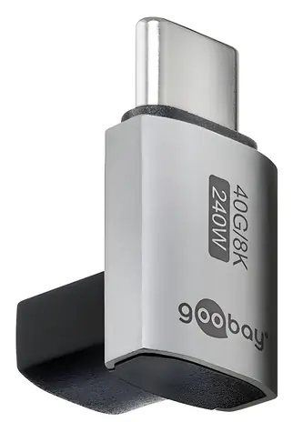 Goobay 74444 / USB-C adaptér / Úhlový 90° / USB4