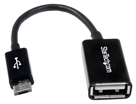 StarTech UUSBOTG / OTG adaptér / Micro USB na USB-A / samec/samice / 0,13 m
