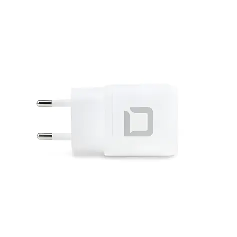 DICOTA Comfort bílá / Nabíječka / 2x USB-C / 45 W / PD 3.0 / 2,5 A