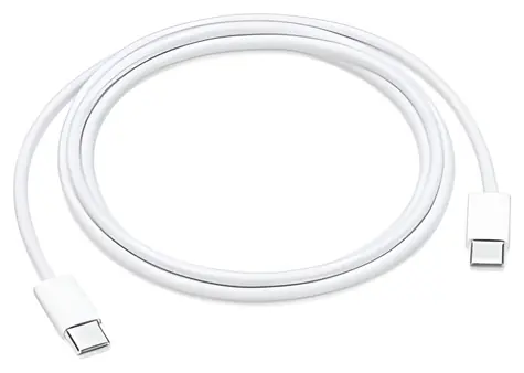 Apple MUF72ZM/A bílá / Datový kabel / USB-C - USB-C / 1 m / TPU