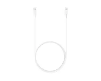Samsung EP-DN975BWE bílá / Datový kabel USB-C - USB-C / 1 m / 5A / 100W