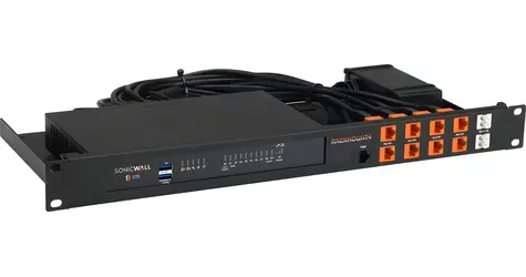 Rackmount.IT RM-SW-T12 černá / Montážní sada do racku / pro SonicWall TZ570, TZ570W, TZ670 / 1U