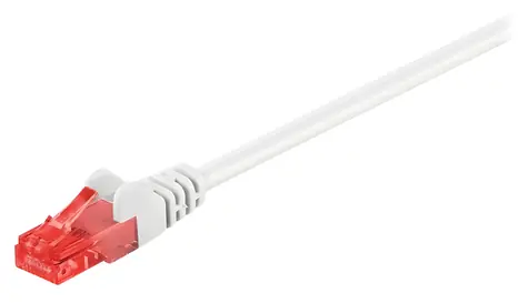 Goobay 68639 bílá / Patch kabel / CAT 6 / U/UTP / 15 m