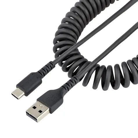 StarTech USB-A na USB-C 1 m / Nabíjecí kabel / kroucený / odolný / USB 2.0