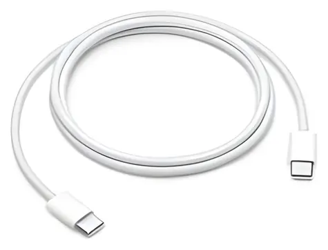 iPhone MM093ZM/A bílá / Datový kabel / USB-C/USB-C / 60W / 1m