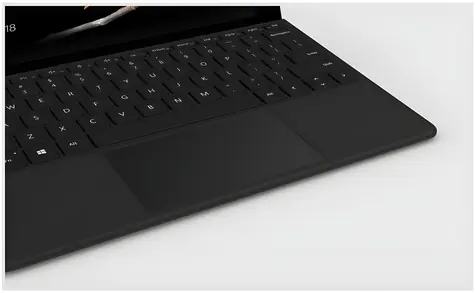 Microsoft Surface Go Type Cover černá / Klávesnice pro tablet / S trackpadem / Podsvícená / QWERTY maďarská