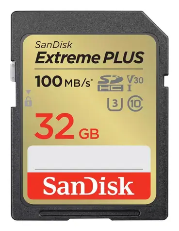 SanDisk Extreme Plus / Paměťová karta SD / 32 GB