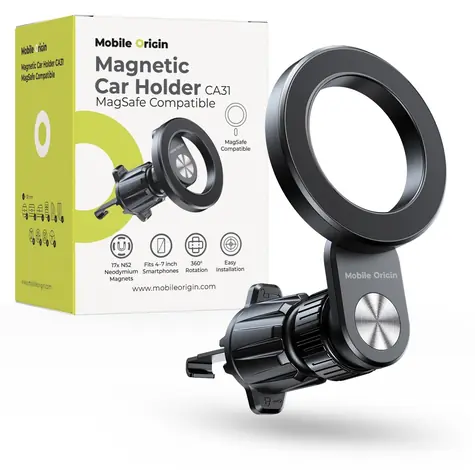 Mobile Origin CA31 černá / Držák do auta / Magnetický / MagSafe / 360°