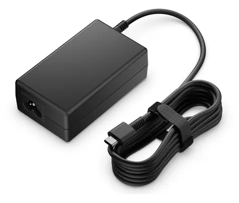 HP 65W GaN LC černá / Napájecí adaptér / USB-C / kabel 1,8 m