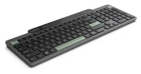 Lenovo Self-Charging Bluetooth Keyboard černá / Bezdrátová klávesnice / CZ layout / Solární dobíjení / USB-C