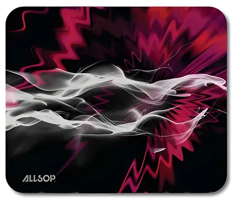 Allsop Červený šepot / Podložka pod myš / Protiskluzová / Tvrdý povrch / 266 × 278 mm
