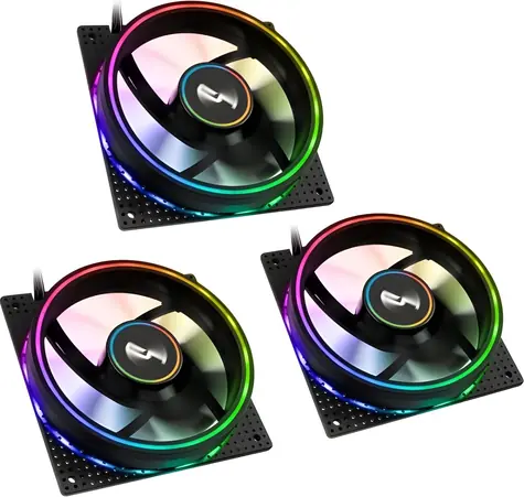 Cryorig Crona S černá / Ventilátor / PWM / ARGB / 120mm / 3 ks
