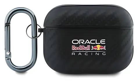 Red Bull Karbon černá / Pouzdro pro AirPods Pro 3 / PU materiál