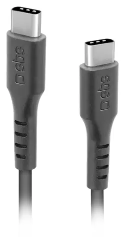 SBS 3m černá / Kabel / USB-C - USB-C / 25W