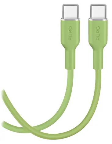 Puro Salted Lime / Datový kabel / USB-C - USB-C / 25 W / 1,5 m