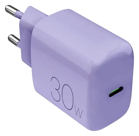 Puro PRO LITE růžová / Cestovní adaptér / USB-C / PD 30W