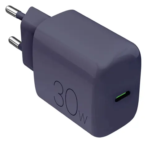 Puro PRO LITE tmavě modrá / Cestovní adaptér / USB-C / PD 30W