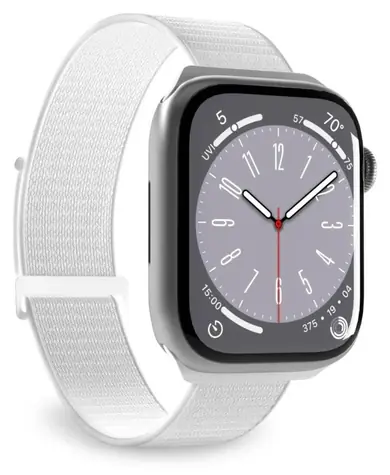 Puro Sport bílá / Řemínek pro Apple Watch / 38/40/41 mm / Nylon