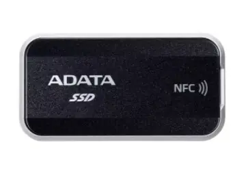 ADATA Urban Tapsafe 1TB černá / SSD / Externí / NFC zámek / čtení: 1900MBps / zápis: 1900MBps / USB 3.2 Gen2x2