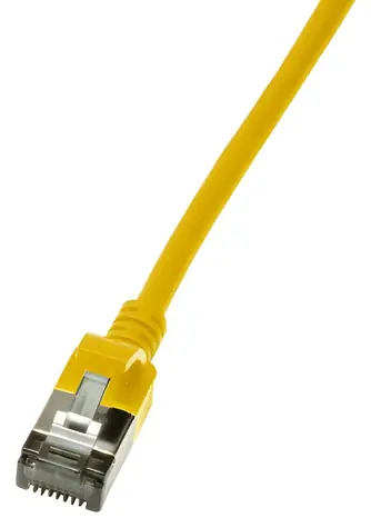 LogiLink žlutá / Patch kabel / CAT6 / U/FTP / SLIM / 0,3 m