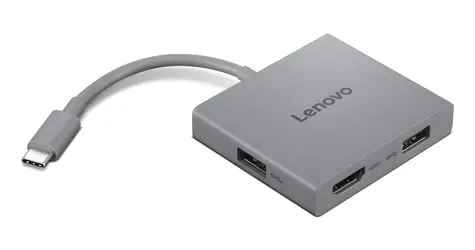 Lenovo USB-C Travel Hub Gen 2 černá / USB-C hub / 4v1 / 1x HDMI / 2x USB-A / 60 Hz