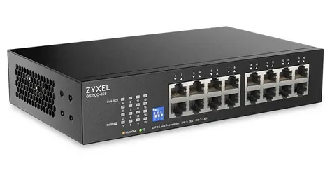 ZyXEL GS1100-16S / Switch / 10/100/1000 Mbps / 16x GLAN / Unmanaged