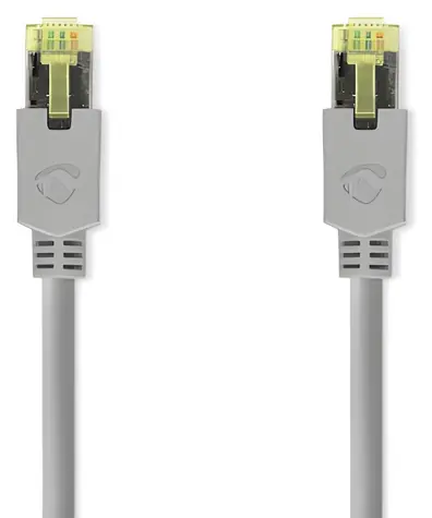 Nedis CAT7 S/FTP 3m šedá / Síťový kabel / RJ-45 / Snagless / LSZH