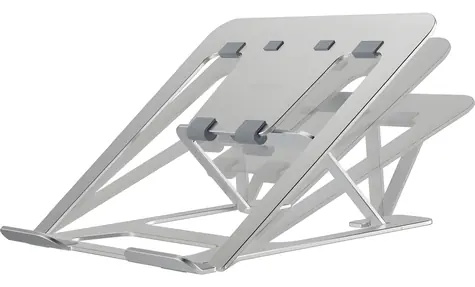 Fellowes ALUMIA stříbrná / Stojan na notebook / hliník / nastavitelná výška / nosnost 5 kg