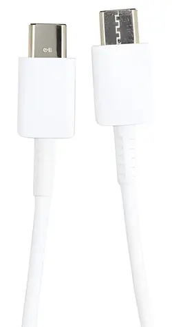 Samsung EP-DN980BWE bílá / Datový kabel / USB-C - USB-C / 1 m / 25W
