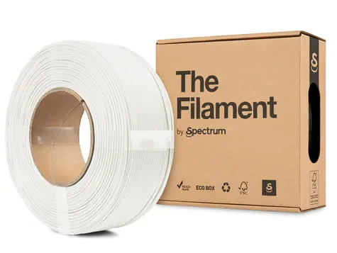 Spectrum The Filament bílá / Filament / PLA Lite / 1,75 mm / 1 kg / ReFill