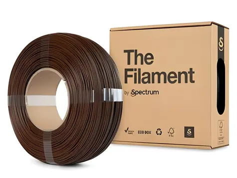 Spectrum The Filament Bison Brown / Tisková struna / PLA / 1.75 mm / 1 kg / Refill