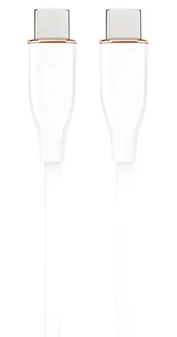 Gembird USB-C (M) - USB-C (M) bílá / Datový kabel / PD 60W / 480 Mbps / 1,5 m