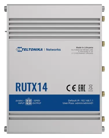 Teltonika RUTX14 / Router / Wi-Fi / LTE