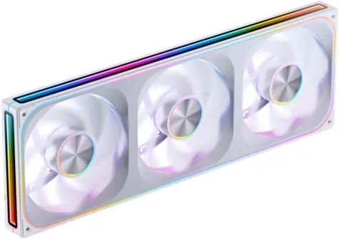 Jonsbo ZA-420WR bílá / Ventilátor / 140 mm / ARGB / PWM / Reverse / 3ks
