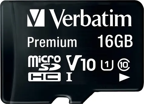 Verbatim MicroSDHC 16GB Premium / Paměťová karta / UHS-I (U1) / Class 10
