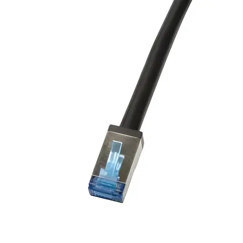 LogiLink CAT6a S/FTP 20 m černá / Síťový kabel / RJ-45 / PoE / venkovní