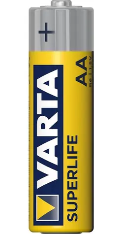 Varta Superlife AA / Baterie / 1.5V / zinko-uhlíková / 8 ks / v blistru