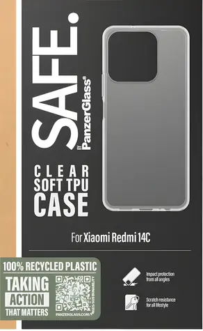 PanzerGlass SAFE transparentní / Kryt / TPU / pro Xiaomi Redmi 14C