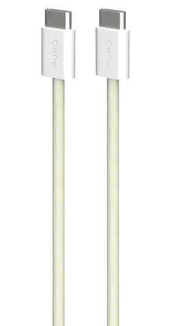 Puro Fabrik FABK4 žlutá / Datový kabel USB-C na USB-C / 60 W / 1,5 m