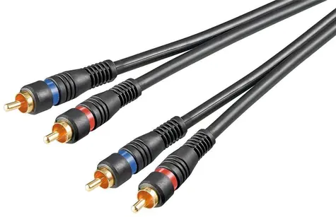 Goobay 50032 / Audio kabel / Stereo / 2x RCA - 2x RCA / stíněný / 1,5 m